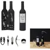 Image de Coffret Vin "5 Accessoires" 32cm Noir
