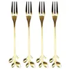 Image de Lot de 4 Fourchettes à Dessert "Royal" 12cm Or