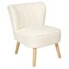Image de Fauteuil Scandinave Design "Erika" 72cm Blanc