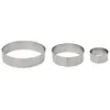 Image de Lot de 3 Cadres à Pâtisserie "Ronds" 20cm Argent