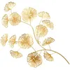 Image de Décoration Murale en Métal "Fleur" 54cm Or