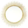 Image de Miroir en métal doré Soleil 90 cm