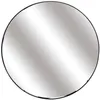Image de Miroir rond avec étagère en fer 45 cm