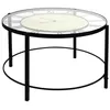 Image de Table Basse Design "Horloge" 90cm Noir
