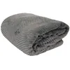 Image de Plaid imitation fourrure grise et sherpa 140 x 200 cm