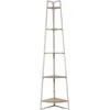 Image de The Home Deco Factory - Etagère d'angle 5 niveaux en bois et métal
