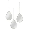 Image de The Home Deco Factory - Miroir suspendu goutte doré (Lot de 3)