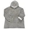 Image de Sweat Plaid Effet Nid d’Abeille The Home Deco Factory Int Sherpa M8 Gris