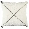 Image de Coussin Sherpa Tressé "Crush" 40x40cm Blanc