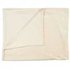 Image de Plaid Flanelle Embosse "Roméo" 120x150cm Crème