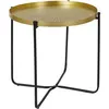 Image de Table d'appoint en métal martelé Alia 50 cm