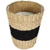 Image de Grande bougie parfumée panier tressé 23 cm