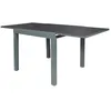 Image de Table de jardin extensible en métal Haria 80 x 80 x 75 cm