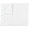 Image de Plaid en Flanelle "Damier" 120x150cm Blanc
