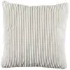 Image de Coussin Déco Flanelle "Grosse Côtes" 40x40cm Blanc