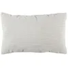 Image de Coussin Déco Flanelle "Grosse Côtes" 30x50cm Blanc