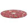 Image de Plateau de Présentation Tournant "Noël" 28cm Rouge