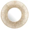 Image de Miroir Mural Déco "Rond" 50cm Naturel