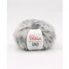 Image de Pelote de laine et Mohair PHIL LEO - 25gr - Phildar(...) - Blanc/Noir Dalmatien