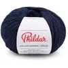 Image de Fil à tricoter laine Mérinos Extrafine, Soie et Mohair - PHIL SOIE MERINOS   Phildar(...) - Marine Bleu