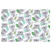 Image de Tissu coton enfant eucalyptus vendu au mètre(...) - eucalyptus vert