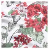 Image de Tissu coton enduit géraniums vendu au mètre(...) - Rouge