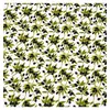 Image de Tissu coton olives noires vendu au mètre(...) - Blanc