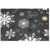 Image de Tissu coton Noël fleurs vendu au mètre(...) - liesse anthracite