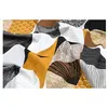 Image de Tissu coton formes géométriques vendu au mètre(...) - geometrico moutarde