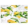 Image de Tissu toile coton citron vendu au mètre(...) -