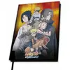 Image de ABYstyle, Cahier + bloc-notes, NARUTO SHIPPUDEN - Notebook A5 - Groupe Konoha (A5, À rayures, Couverture rigide)