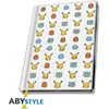 Image de ABYstyle, Cahier + bloc-notes, Pokemon - Starters (A5, Blanc, Couverture rigide)