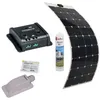 Image de Pack ANTARION Panneau Solaire Souple 135W Camping car Van Life + régulateur solaire SC10