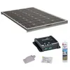 Image de Pack ANTARION Panneau solaire 140W + Kit de pose Solaire avec Régulateur 160W 10A