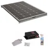 Image de Pack ANTARION Panneau solaire 140W camping car + Régulateur de charge pour panneau solaire MPPT10A BLUETOOH
