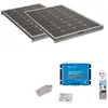 Image de Pack 2x Panneaux solaire 120W + Kit de pose avec régulateur de charge Victron MPPT 440W 30A