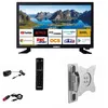 Image de Pack ANTARION TV LED 21.5" 54cm Téléviseur Full HD Andoid Smart + Support Tv Camping Car