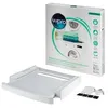 Image de Wpro kit de superposition lave linge & sèche linge avec tablette coulissante et sangle sks101