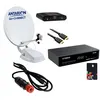 Image de Pack ANTARION Parabole Automatique Camping-car + Décodeur + Cordon Allume Cigare