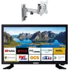 Image de PACK ANTARION TV LED 21.5" 54cm Full HD ANDROID Smart TV Camping Car + Support TV 180° Charge max 15kg