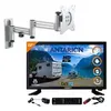 Image de Pack antarion tv led 22" 55cm téléviseur full hd smart tv + support tv double bras