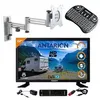 Image de Pack antarion tv led 22" 55cm téléviseur full hd smart tv + support tv double bras + clavier sans fil