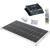 Image de PACK ANTARION Panneau solaire Monocristallin 140W + Régulateur PWM 10A + Kit de pose Camping-car