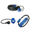 Image de Pack ANTARION Rallonge Electrique 25m Prise P17 + Adaptateur Femelle P17 230V + HABA Rallonge Multiprise 1.5m Camping Car