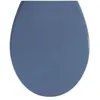Image de Wenko - Abattant WC Samos - Abaissement automatique - Duroplastique - Bleu foncé