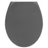 Image de Wenko - Abattant WC Easy-Close - Abaissement automatique - Duroplast - Gris