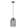 Image de The Home Deco Factory - Suspension luminaire en métal filaire Cage - Diam. 20 cm - Noir - Cage