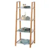 Image de Wenko - Etagère de salle de bain en bambou Finja - L. 43 x H. 112 cm - Blanc - Finja