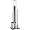 Image de Wenko - Valet WC design Rivalta - H. 70 cm - Argent - Rivalta