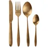 Image de Saveur et dégustation - Ménagère inox Table Chic - 16 Pièces - Marron cuivré - Table Chic